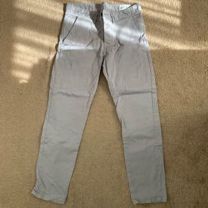 Men’s Dress Pant/Chino, Grey/Silver, Slim, 32x30